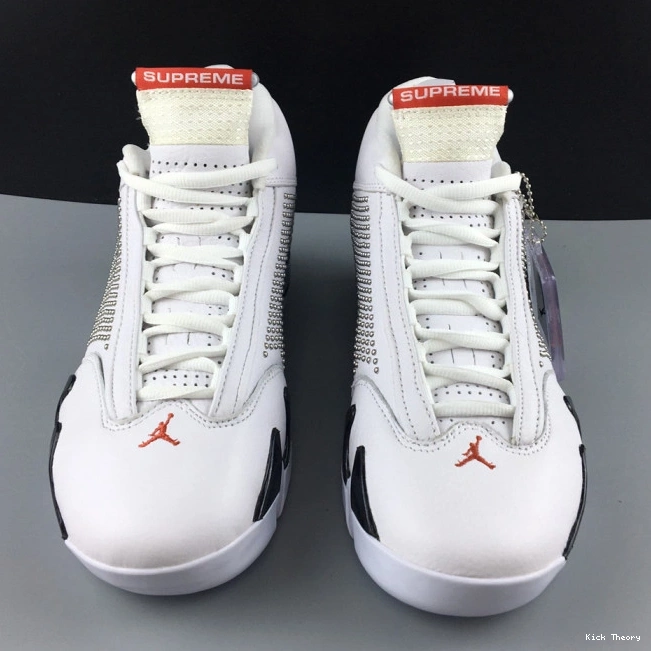 Kicked Out Shoe Store Jordan Retro Air 14 BV7630-106 White 0708